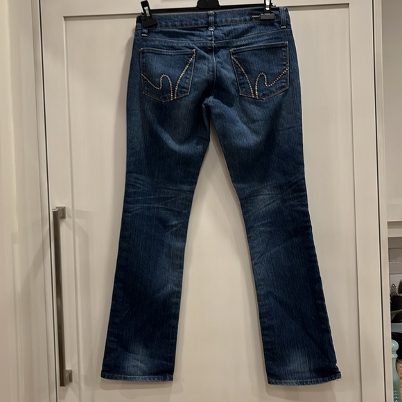 Citizens of Humanity Amber Stretch High Rise Bootcut blue cotton blend jeans - Picture 9 of 16